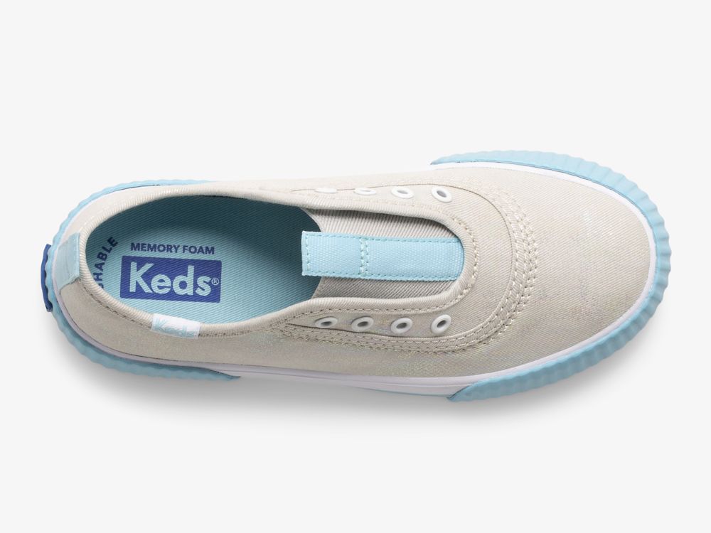 Keds Topkick Washable Slip-On Slip On Sneakers Meisjes Grijs | BE-84741