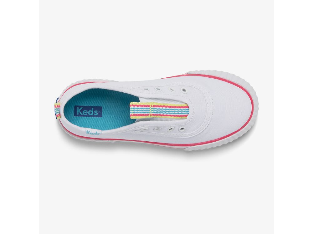 Keds Topkick Washable Slip-On Slip On Sneakers Meisjes Wit | BE-94391