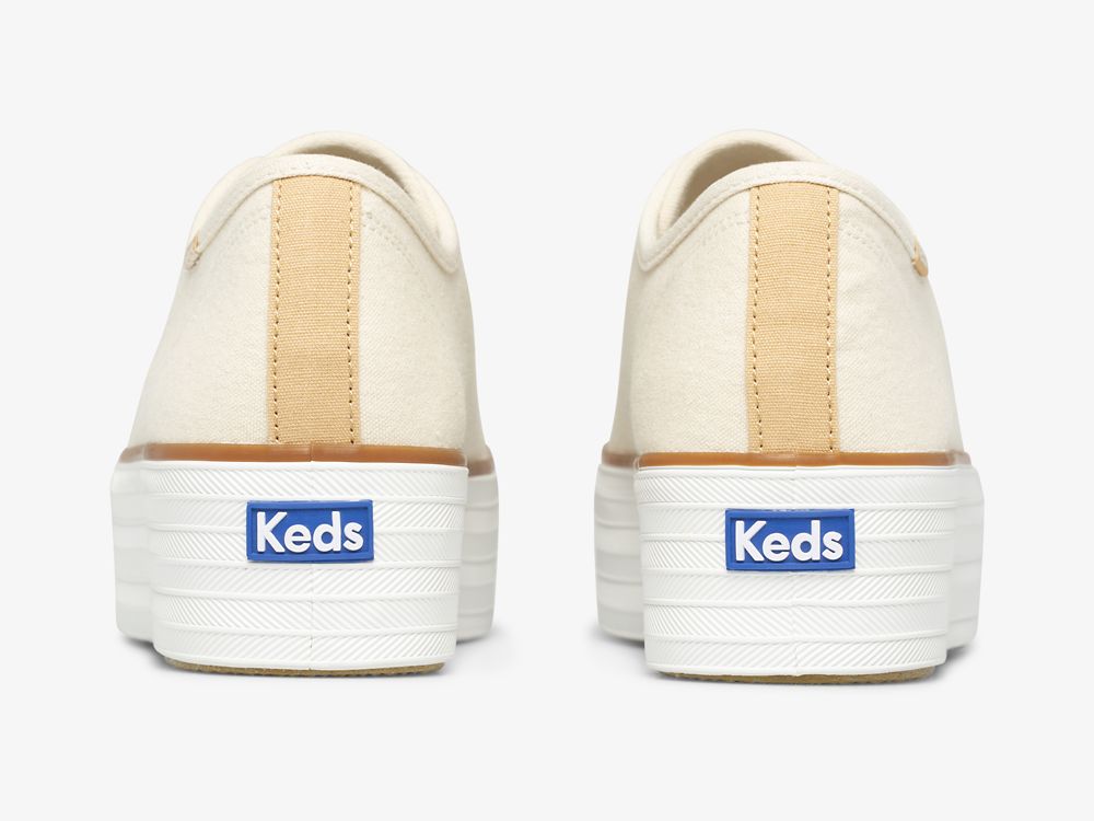 Keds Triple Up Canvas Tennisschoenen Dames Room | BE-64035