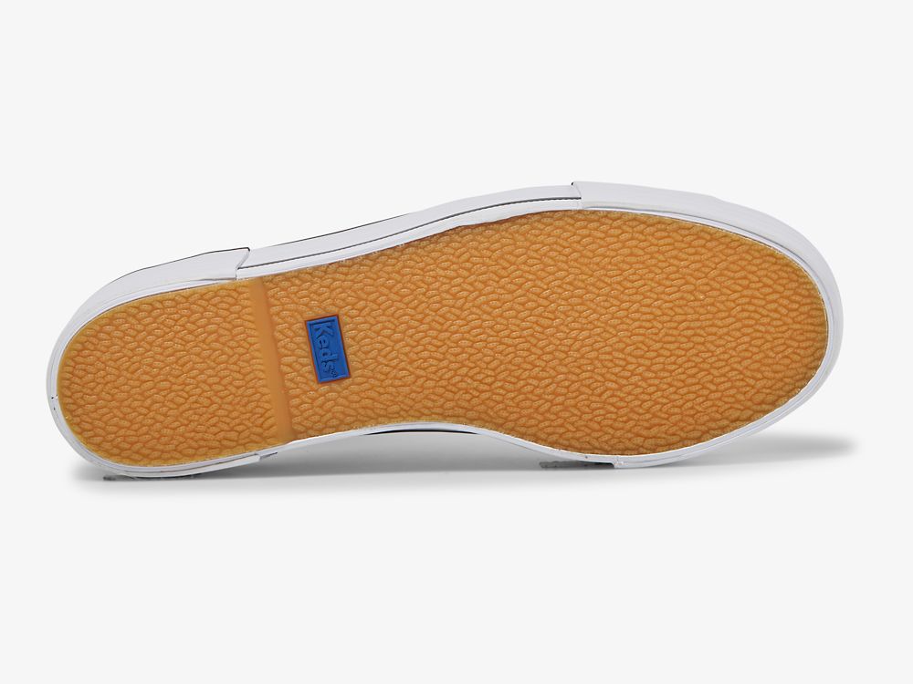 Keds Triple Up Leren Bumper Foxin Schoenen Leer Dames Wit | BE-35881